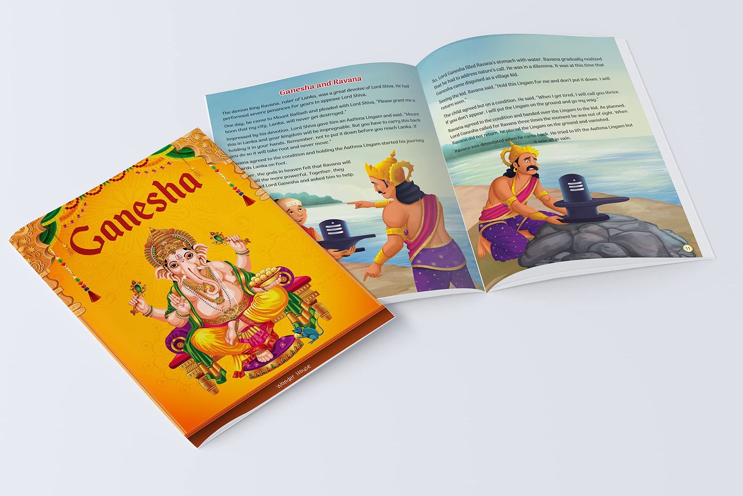 Tales from Indian Mythology [Collection of 10 Books] - Age: 6+ | Beautifully Illustrated Story Books For Kids/Children | Cultural and Traditional Stories from Ancient India |Books Included: Ganesha| Vishnu | Shiva | Durga | Krishna | Hanuman | Arjuna |Dev