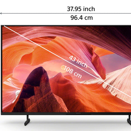 Sony Bravia 108 cm (43 inches) 4K Ultra HD Smart LED Google TV KD-43X80L (Black)