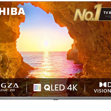 TOSHIBA 108 cm (43 inches) C450ME Series 4K Ultra HD Smart QLED TV 43C450ME (Silver) 