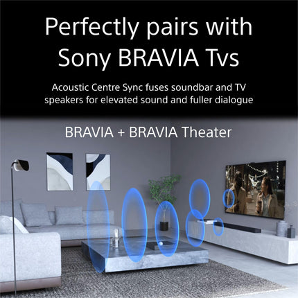 Sony New Launch BRAVIA Theatre BAR 9 Premium Soundbar Home Theatre System for TV with 360 Spatial Sound Mapping, IMAX,Dolby Atmos/DTSx (HT-A9000) with subwoofer SW3 & Rear Speaker SA-RS3S-Black 