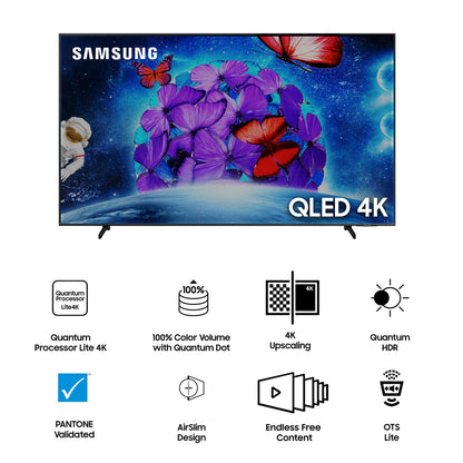 Samsung 138 cm (55 inches) QE1D Series 4K Ultra HD QLED Smart TV QA55QE1DAULXL (Black)