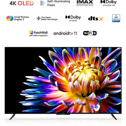 MI 138.8 cm (55 inches) 4K Ultra HD Smart Android OLED TV O55M7-Z2IN (Black) 