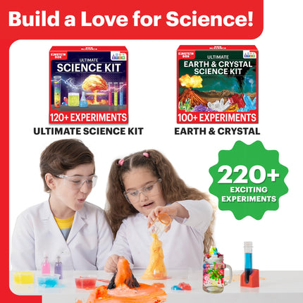 Einstein Box Science Gift Set for Boys & Girls Ages 6-8-10-12-14 Years | Birthday Gifts Ideas for Kids | STEM Learning Toys for 6,7,8,9,10,11,12,13,14-Year-Olds | 2-in-1 Learning Set |