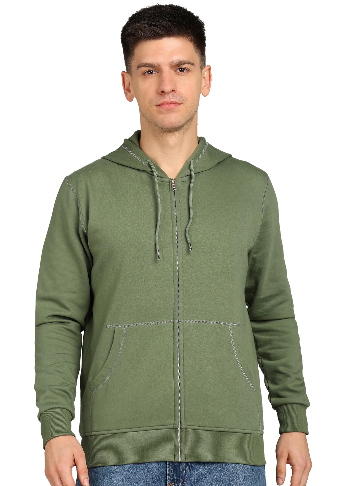 Alan Jones Clothing Men's Cotton Hooded Sweatshirt