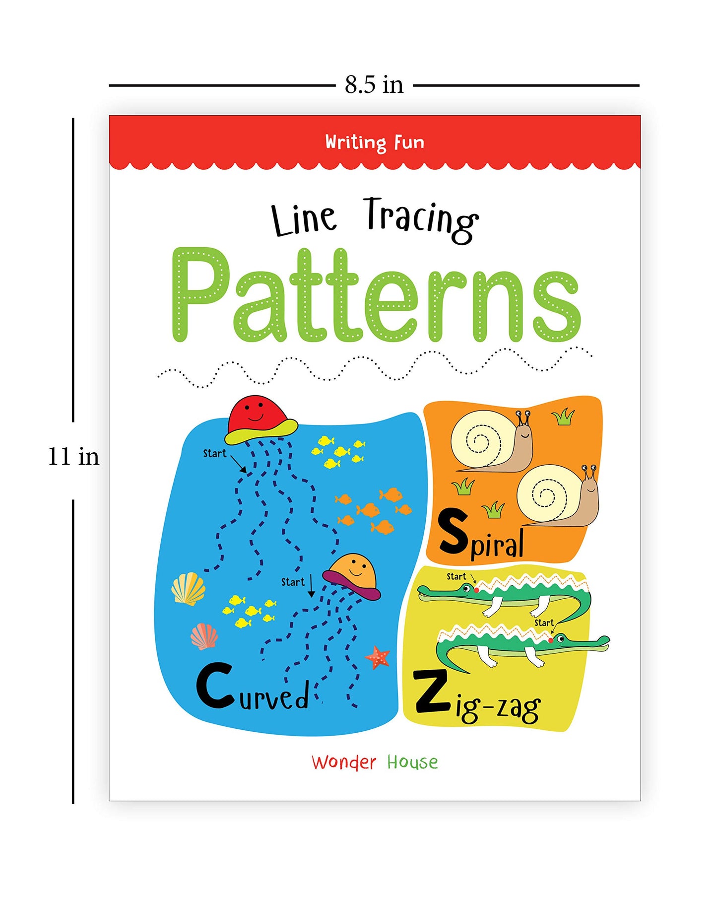 Writing Practice Boxset: Pack of 4 Books (Writing Fun: Write And Practice Capital Letters, Small Letters, Patterns and Numbers 1 to 10)