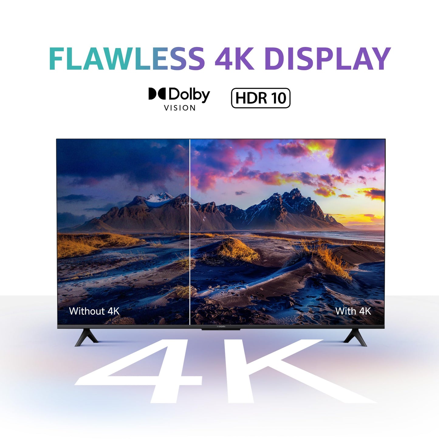 Xiaomi 108 cm (43 inches) A Pro 4K Dolby Vision Smart Google TV L43MA-AUIN (Black)