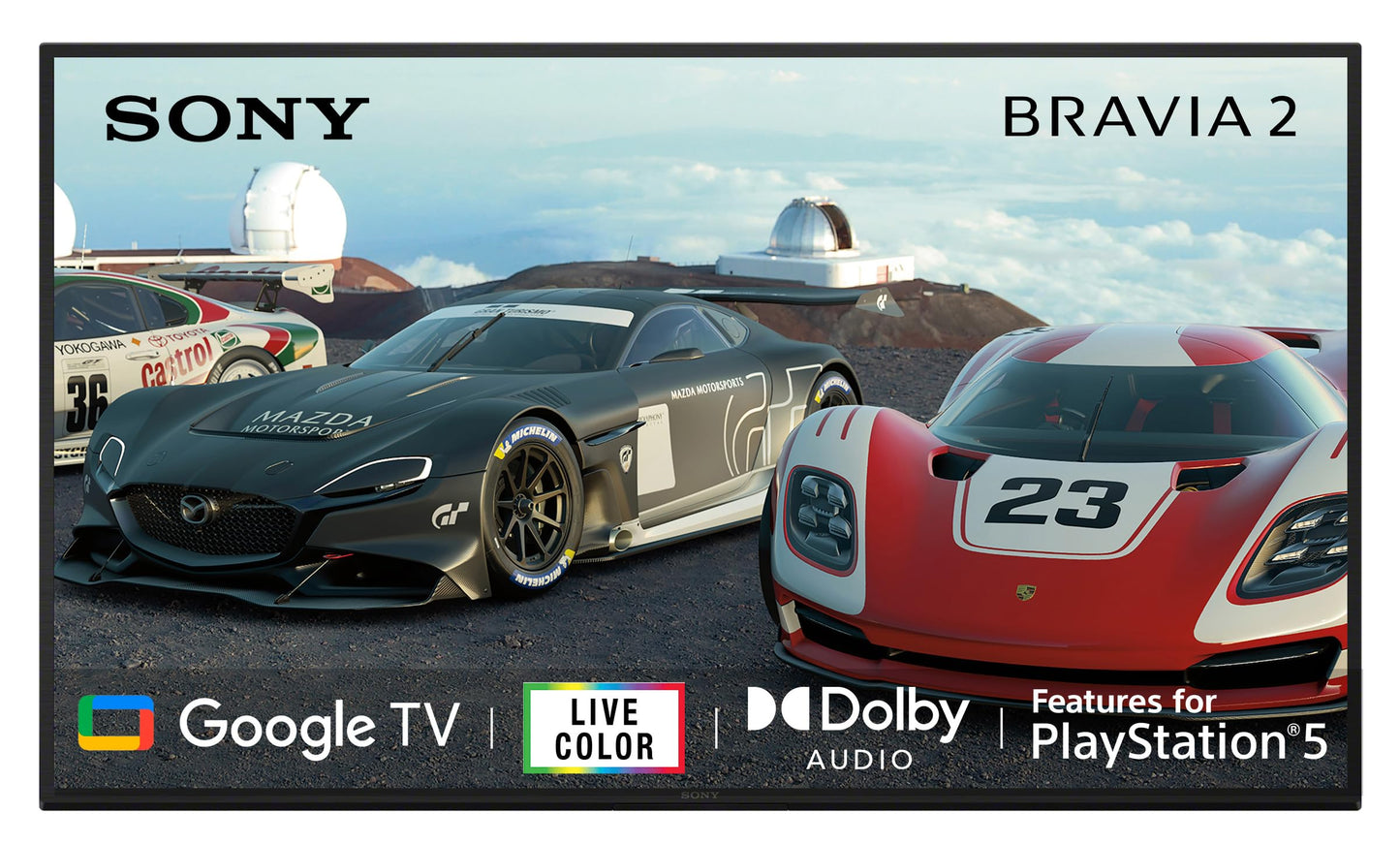 Sony 139 cm (55 inches) BRAVIA 2 4K Ultra HD Smart LED Google TV K-55S25B (Black)