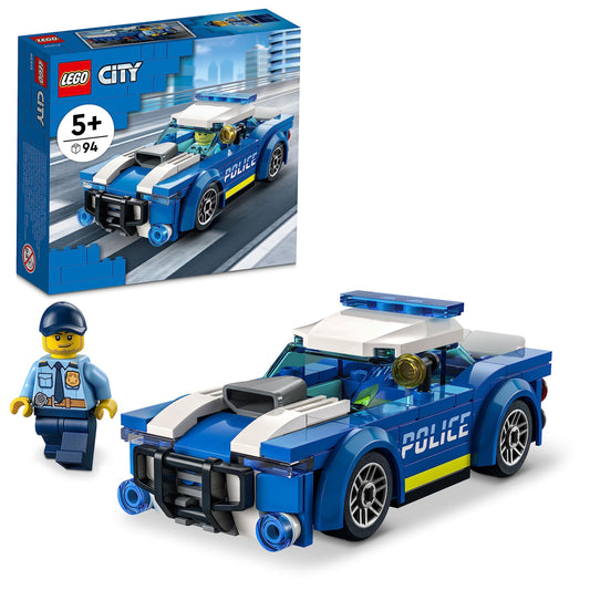 LEGO City Police Car 60312 Building Kit (94 Pcs),Multicolor