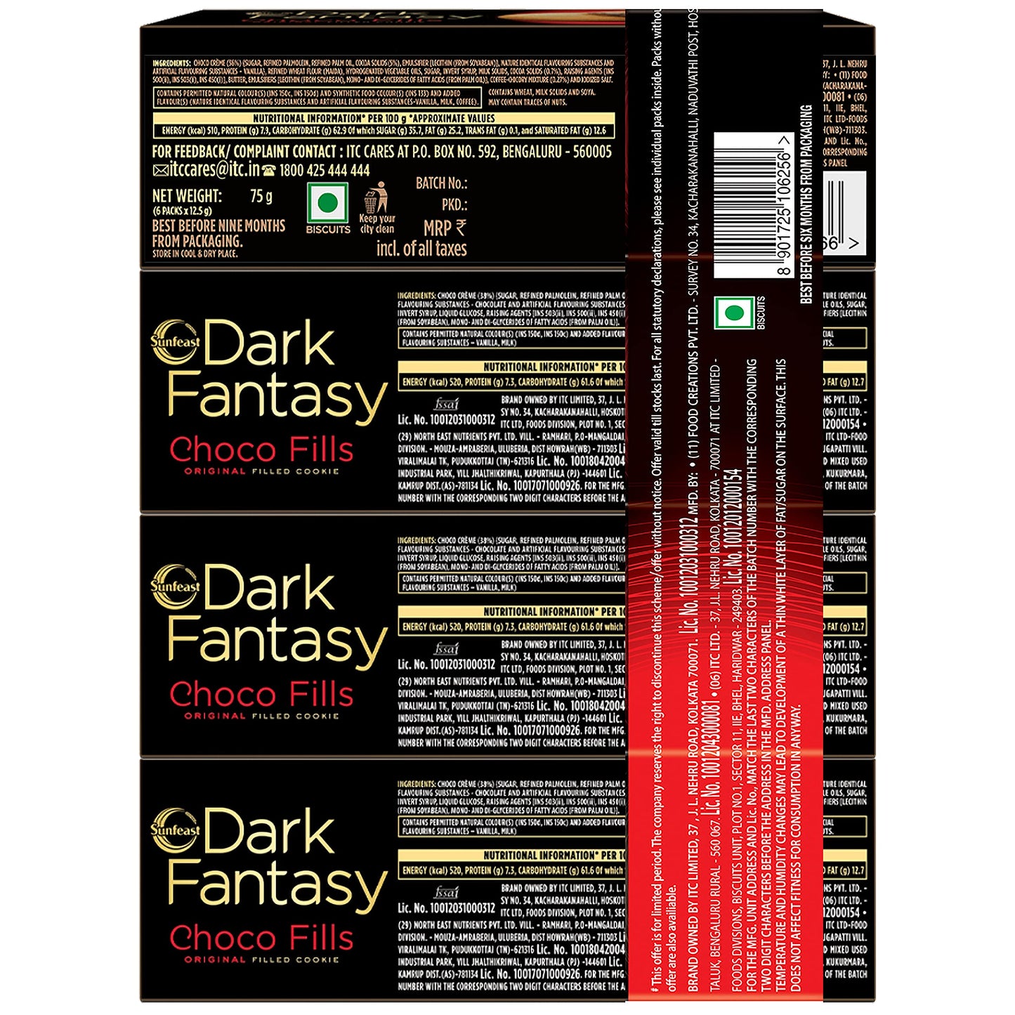 Sunfeast Dark Fantasy Dark Fantasy Choco Fills, 300g