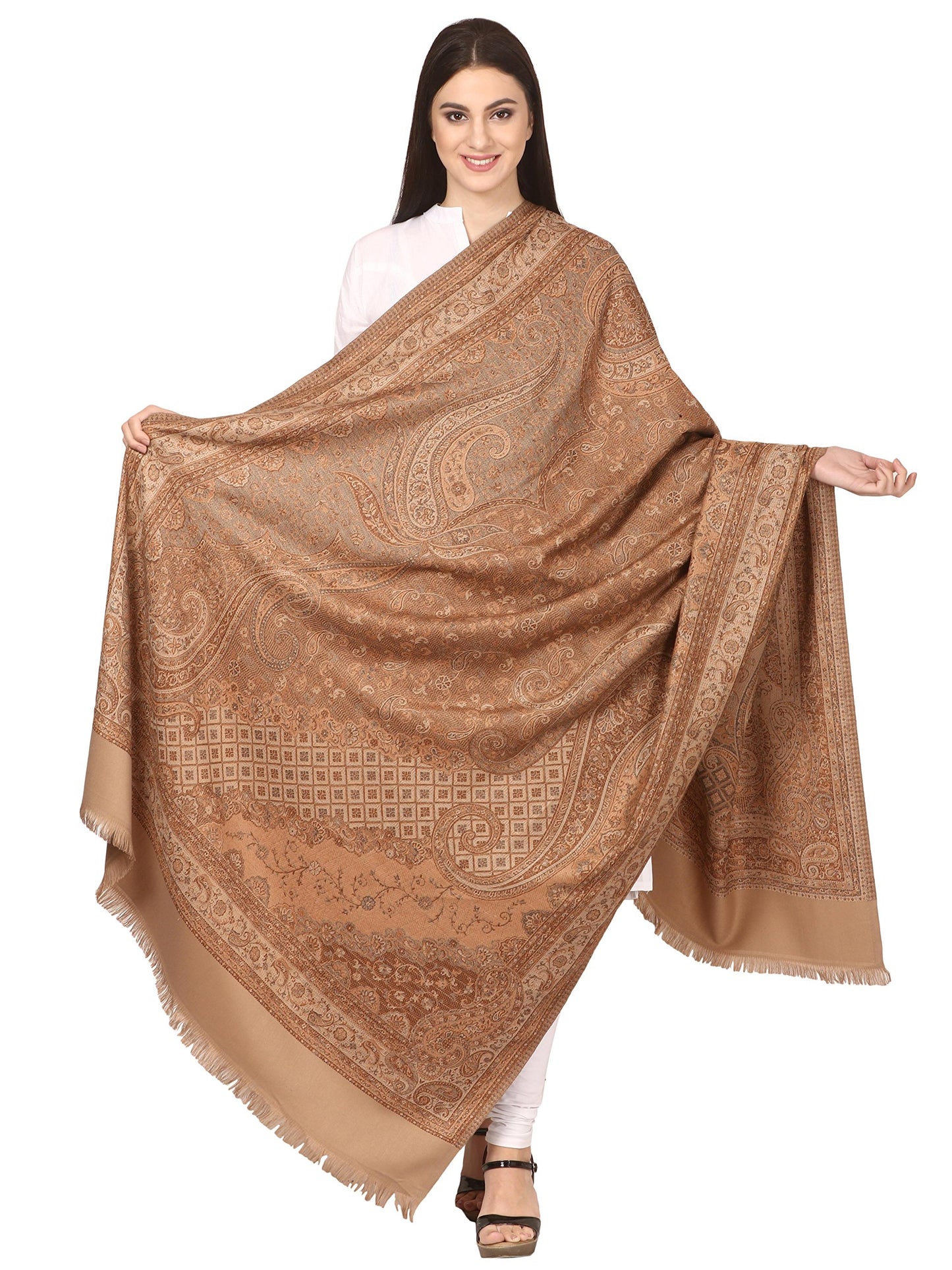 Pashtush Womens Jamawar Shawl Parent