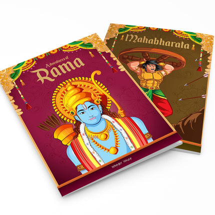 Tales from Indian Mythology [Collection of 10 Books] - Age: 6+ | Beautifully Illustrated Story Books For Kids/Children | Cultural and Traditional Stories from Ancient India |Books Included: Ganesha| Vishnu | Shiva | Durga | Krishna | Hanuman | Arjuna |Dev