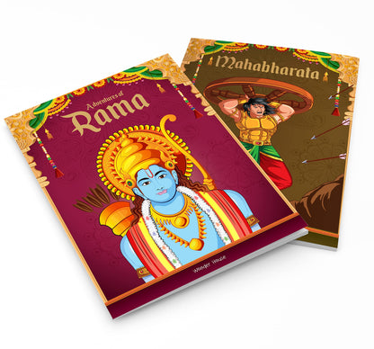 Tales from Indian Mythology [Collection of 10 Books] - Age: 6+ | Beautifully Illustrated Story Books For Kids/Children | Cultural and Traditional Stories from Ancient India |Books Included: Ganesha| Vishnu | Shiva | Durga | Krishna | Hanuman | Arjuna |Dev