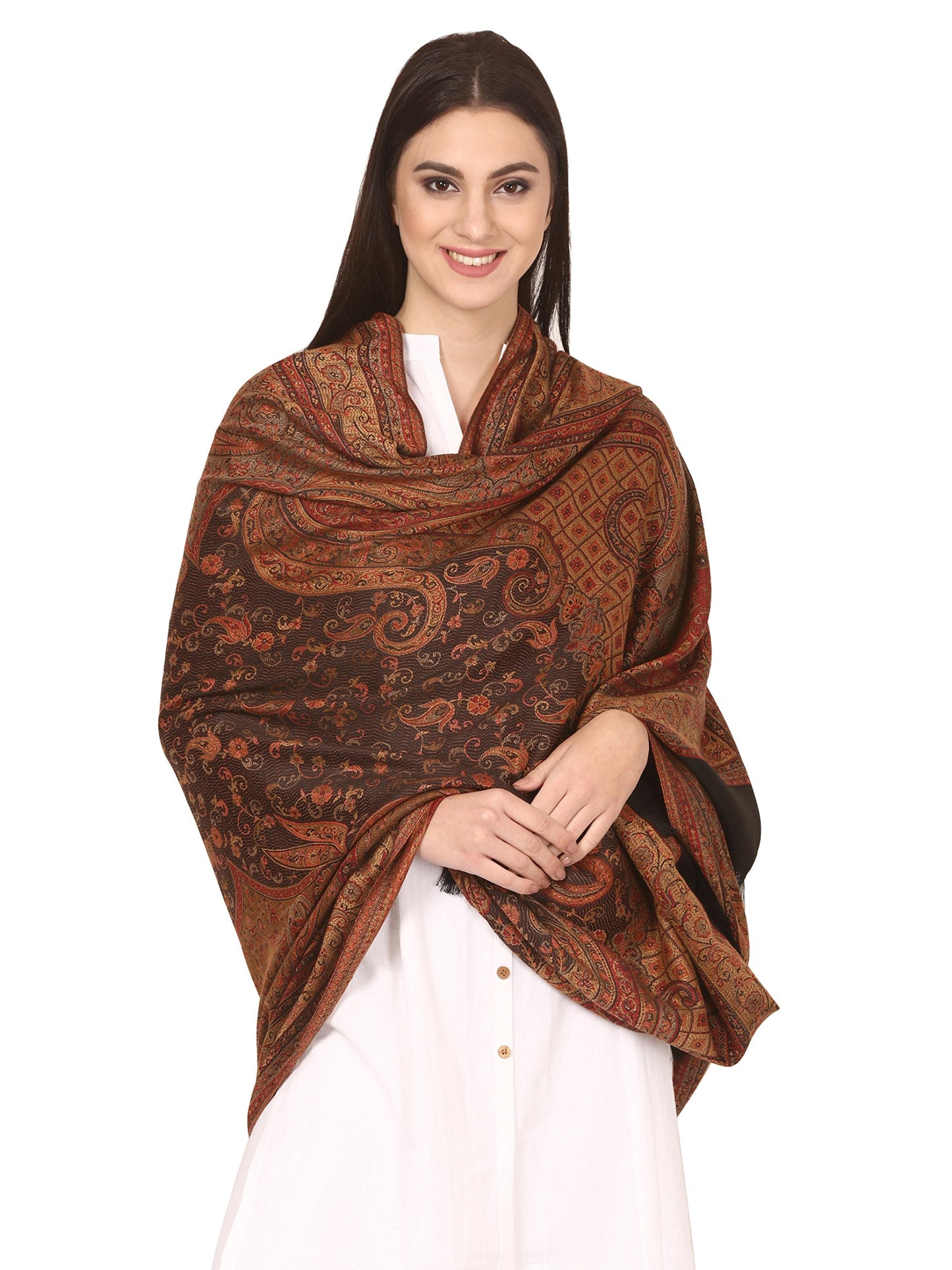 Pashtush Womens Jamawar Shawl Parent