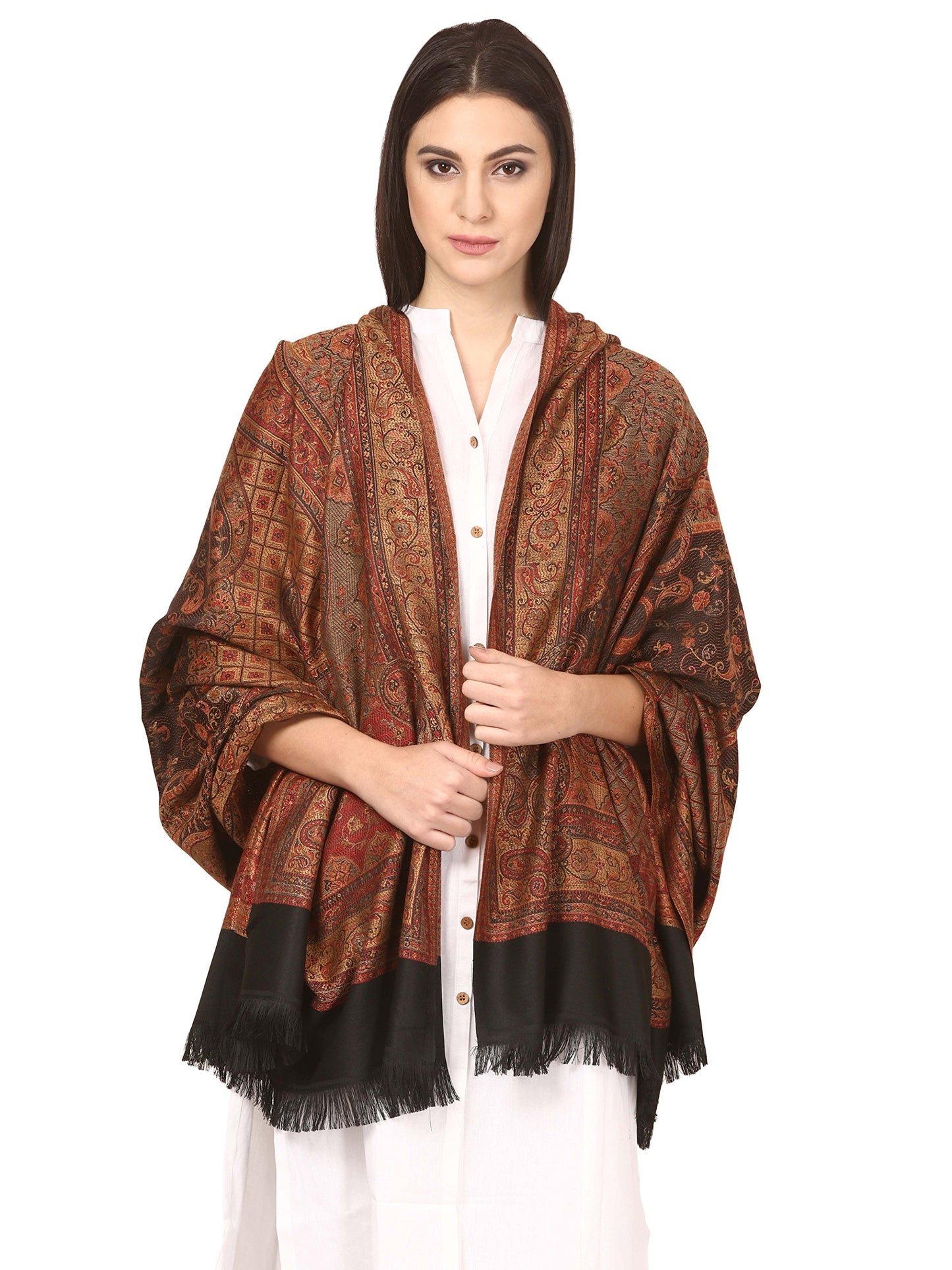 Pashtush Womens Jamawar Shawl Parent