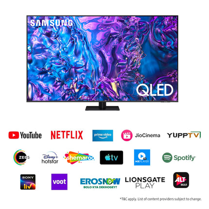 Samsung 138 cm (55 inches) 4K Ultra HD Smart QLED TV QA55Q70DAULXL (Titan Gray) 