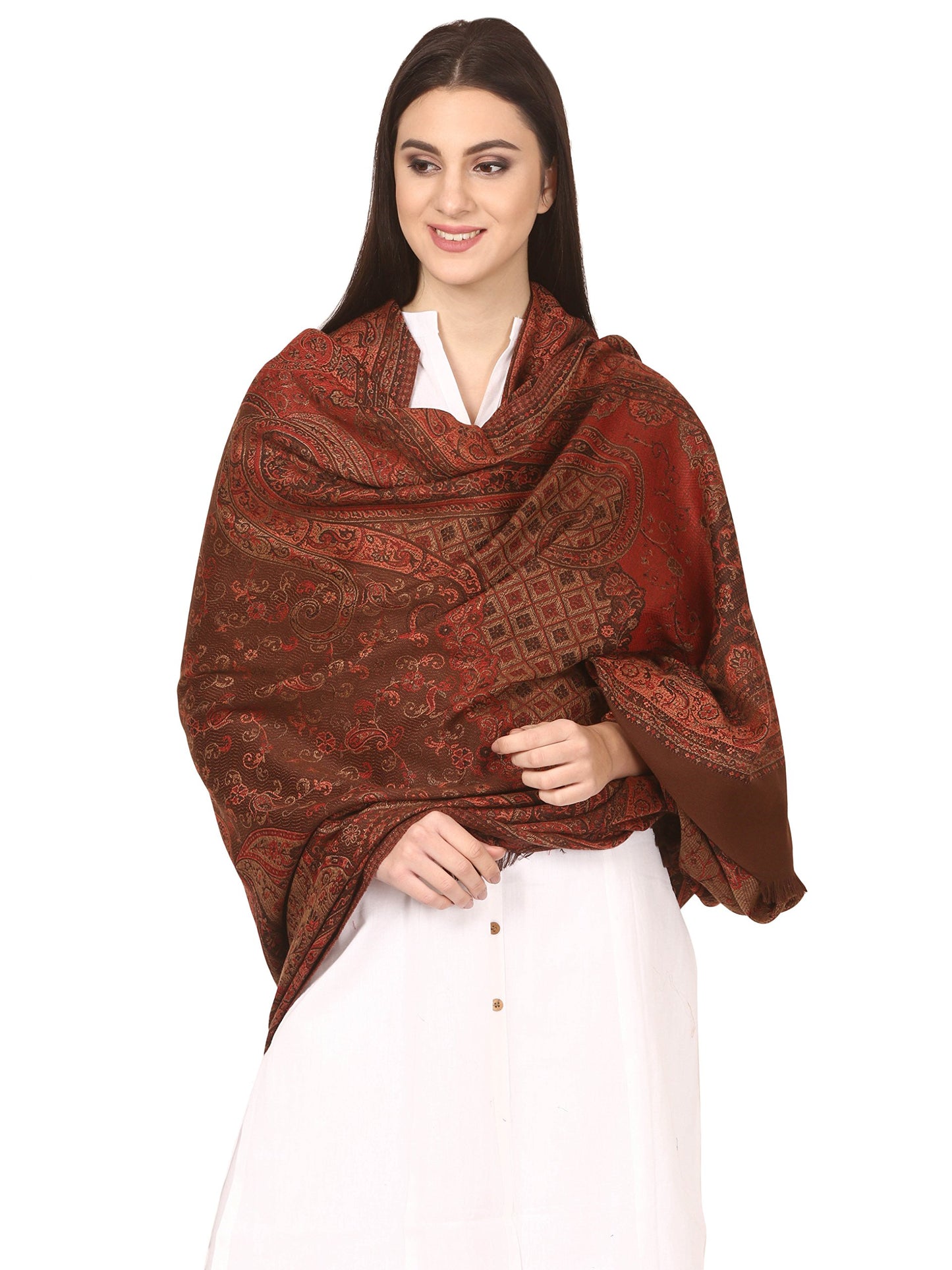 Pashtush Womens Jamawar Shawl Parent