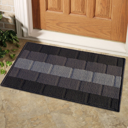 Status Contract Anti Slip Front Door Mat|(15"x23") Living Room Rug for Entrance Doors|Polypropylene Floor Mats Home|Essential Small Rugs for Office, Bedroom & Kitchen| (Purple)