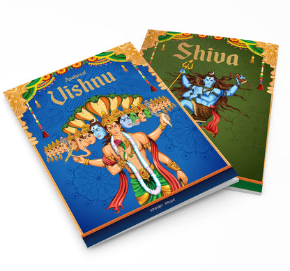 Tales from Indian Mythology [Collection of 10 Books] - Age: 6+ | Beautifully Illustrated Story Books For Kids/Children | Cultural and Traditional Stories from Ancient India |Books Included: Ganesha| Vishnu | Shiva | Durga | Krishna | Hanuman | Arjuna |Dev