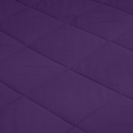 Amazon Brand - Solimo Microfibre Reversible Comforter,Single(Plum Purple And Moody Mauve,300 Gsm),tc-200 | TC - 200