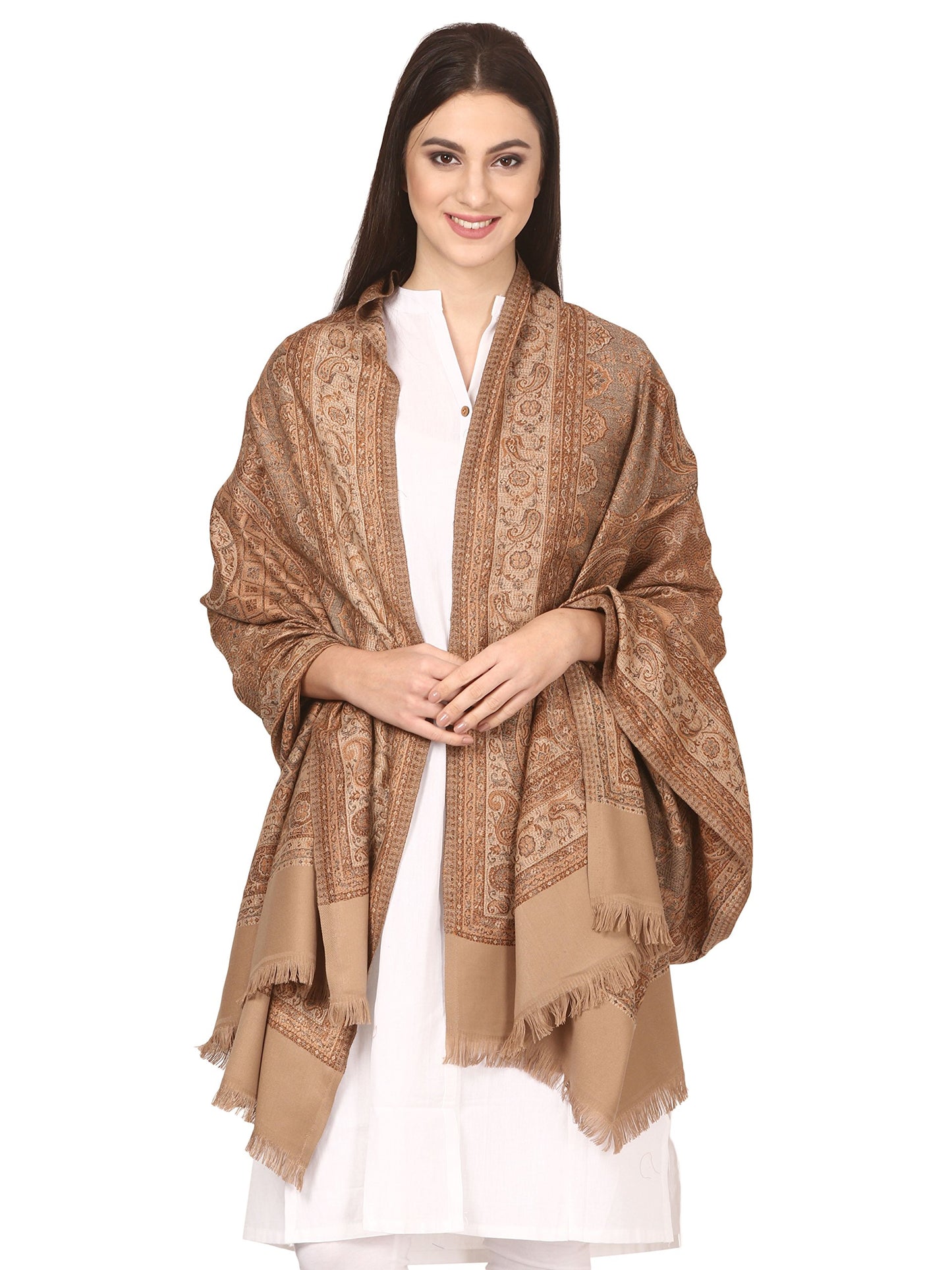 Pashtush Womens Jamawar Shawl Parent