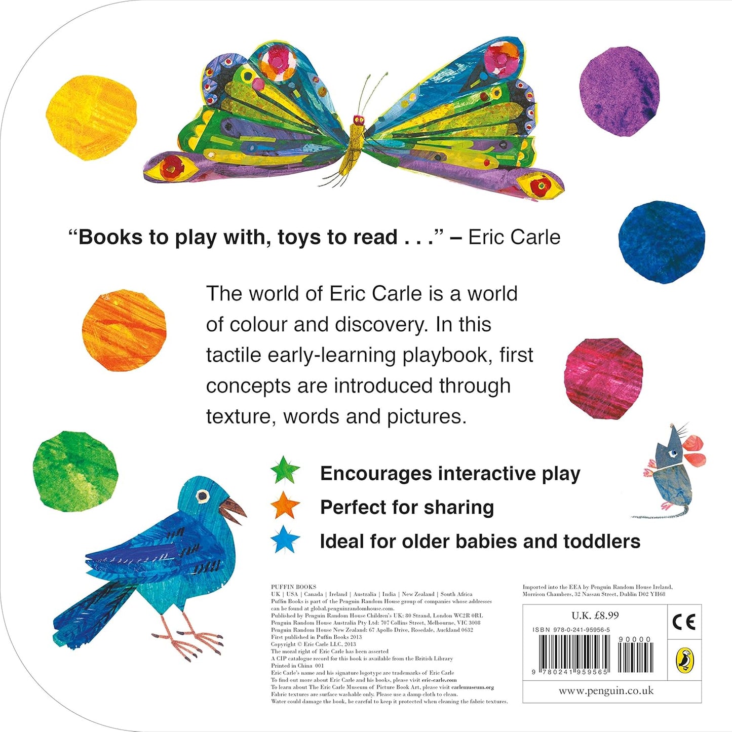 Touch and Feel Playbook (The Very Hungry Caterpillar) [Paperback] Eric Carle