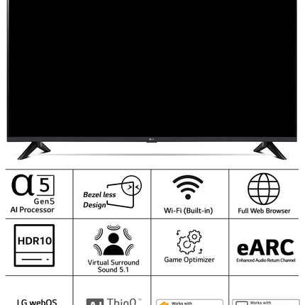 LG 80 cm (32 inches) HD Ready Smart LED TV 32LQ643BPTA (Black) 