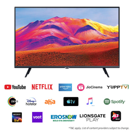 Samsung 108 cm (43 inches) Full HD Smart LED TV UA43T5450AKXXL (Black) 