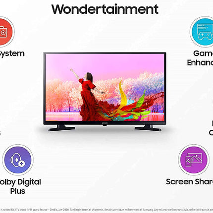 Samsung 80 cm (32 Inches) Wondertainment Series HD Ready LED Smart TV UA32T4340BKXXL (Glossy Black) 