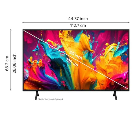 Sony BRAVIA 2 Series 126 cm (50 inches) 4K Ultra HD Smart LED Google TV K-50S20B (Black) 