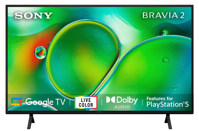 Sony BRAVIA 2 Series 126 cm (50 inches) 4K Ultra HD Smart LED Google TV K-50S25 (Black) 