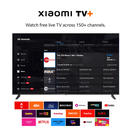 Xiaomi Smart TV A 80 cm (32) HD Ready Smart Google LED TV L32MA-AIN (Black) 